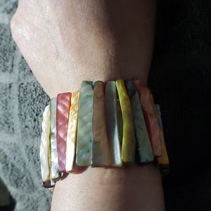 Vintage seashell bracelet